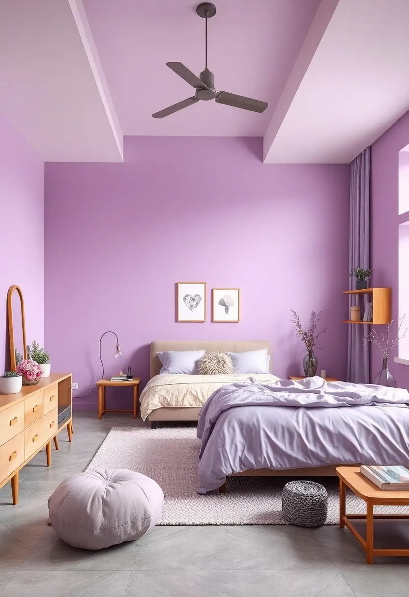 Soft Lilac: Fosters a soothing yet inspiring ambiance ⁢for⁤ all ‌ages