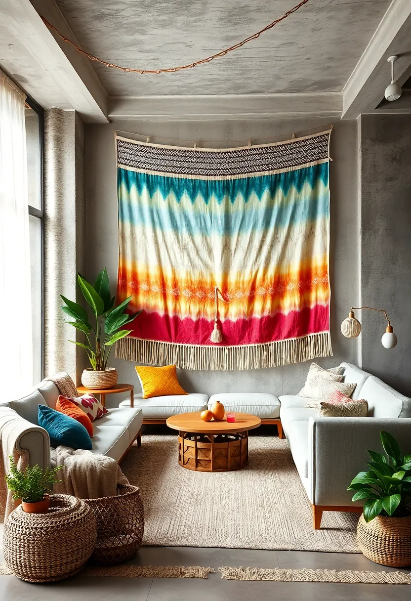 Choose Ombre dye Tapestries for a Subtle Color Gradient Effect