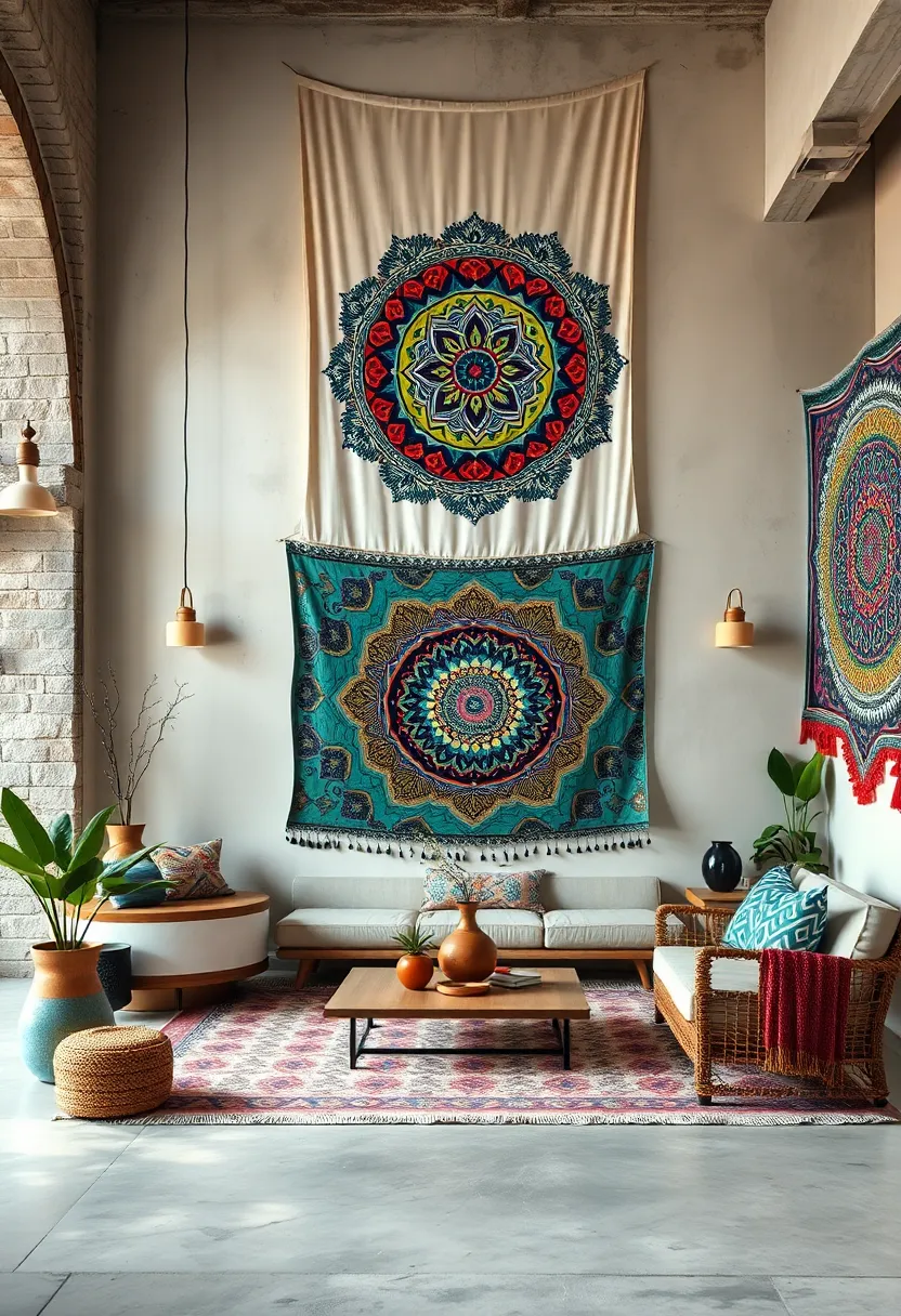 Embrace Vibrant Colors with Mandala Tapestries for an Instant boho Vibe