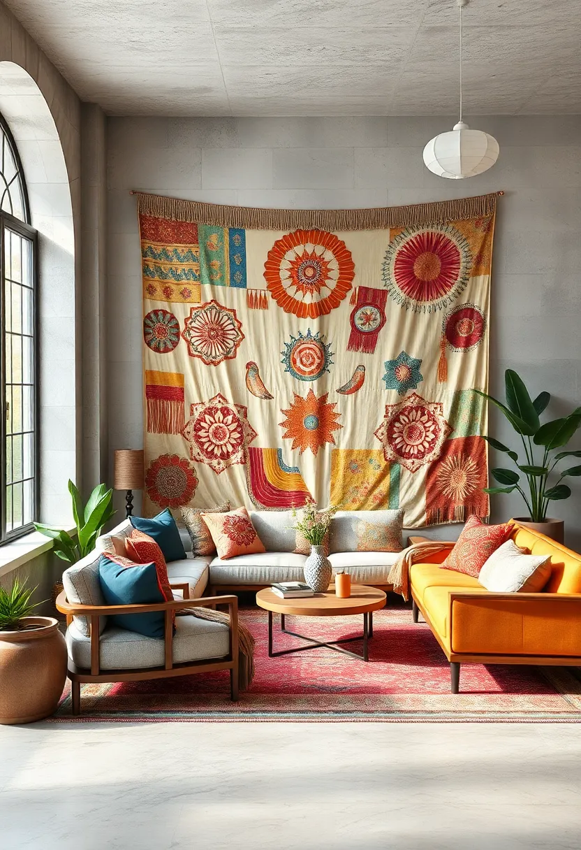 Experiment with Patchwork Tapestries to Tell a Story Through Fabric