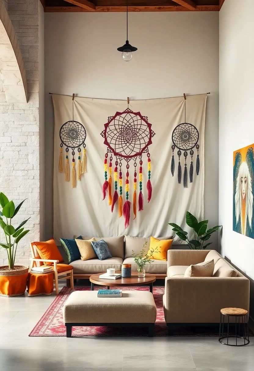 Hang Dreamcatcher-Inspired Tapestries to Enhance Serenity