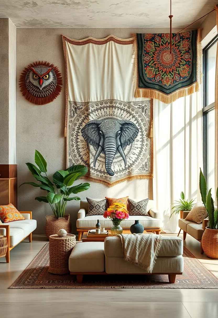 Incorporate Animal Motifs like Elephants and Owls for Boho Spirit