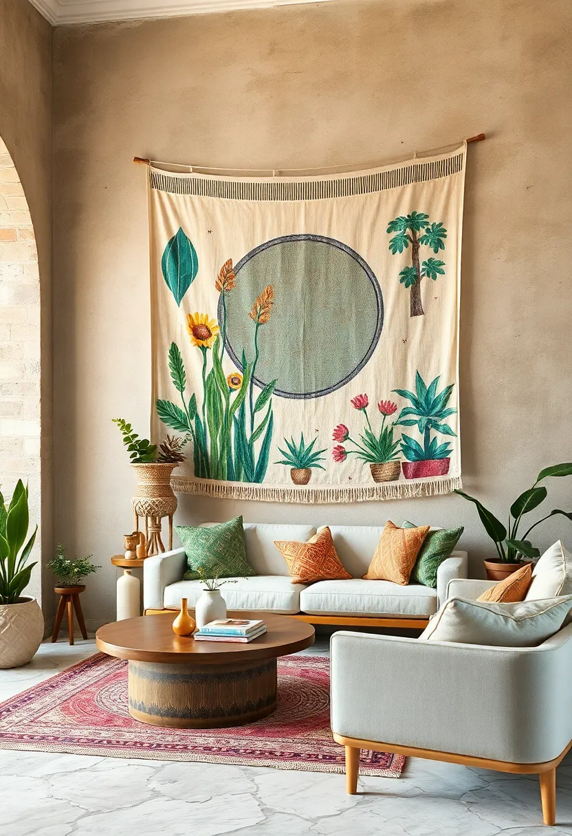 Weave in Hand-Painted Tapestries for Artistic Expression