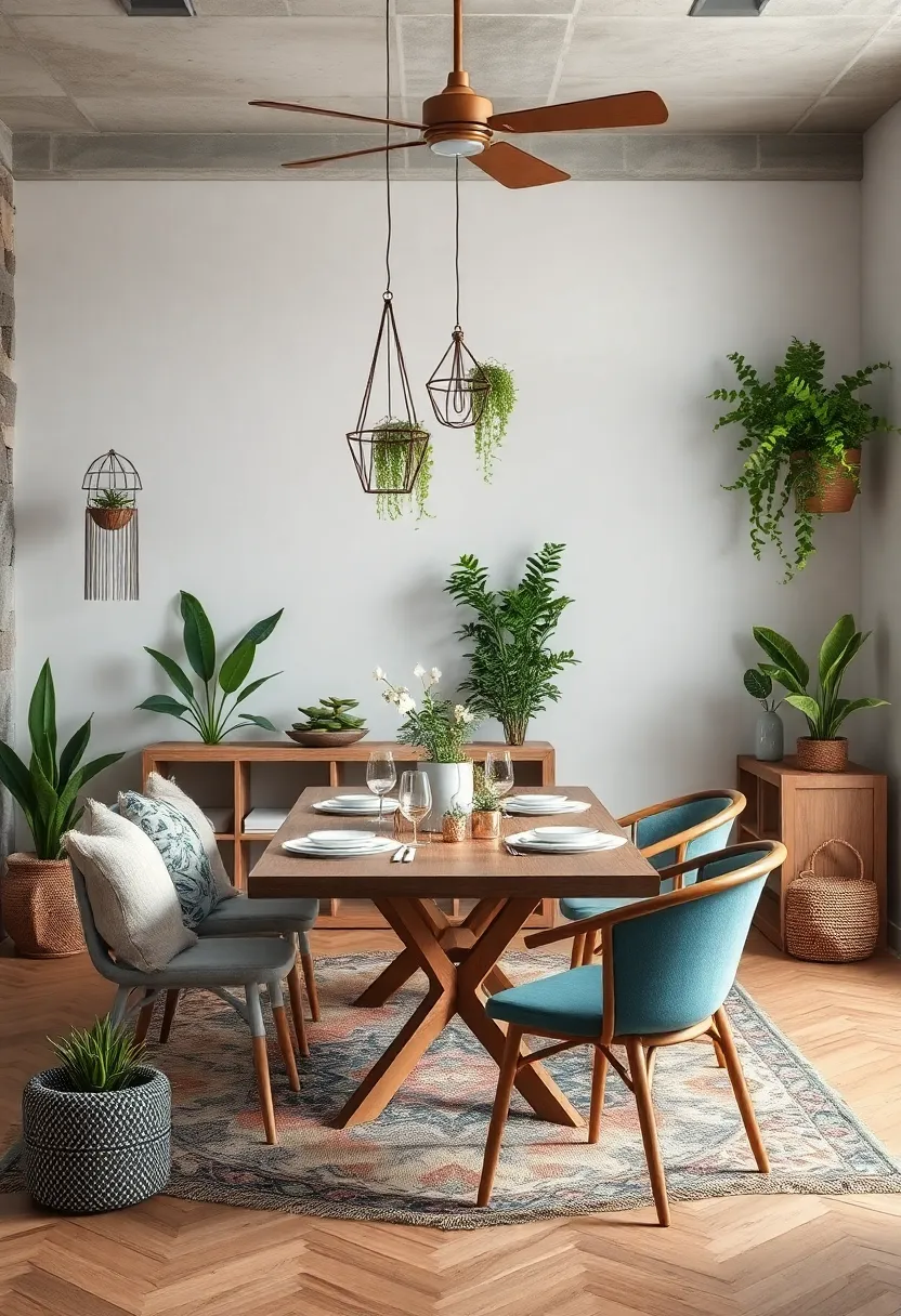 Add a touch of greenery with hanging⁢ plants or potted succulents to‍ breathe life into the room