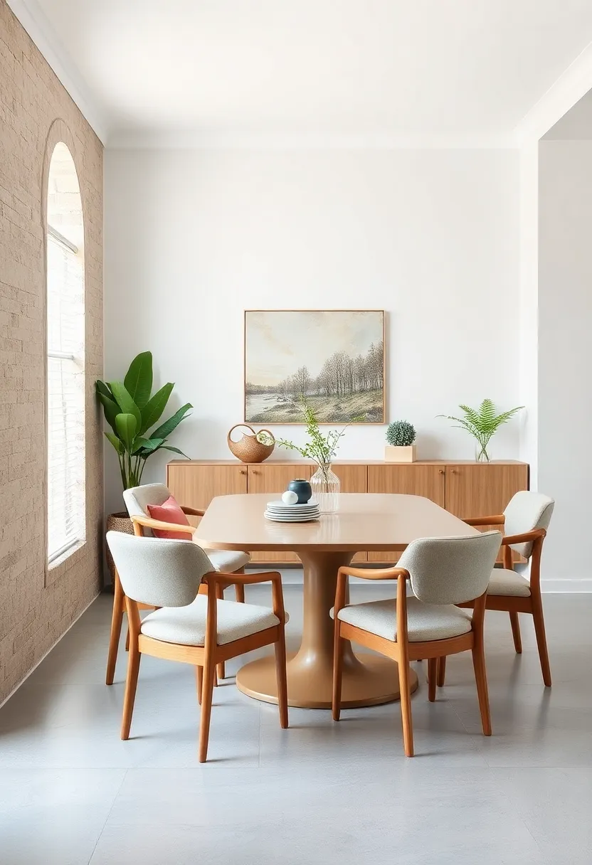 Scandinavian Minimalist ⁢Dining Chair: Clean⁤ design and soft‍ fabric cushions ⁢offer understated⁢ elegance⁣ and everyday coziness