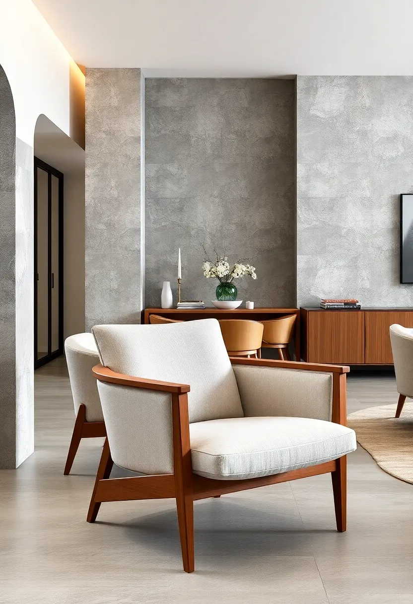 Soft Plush Dining Chair with Wooden‌ Arms: ⁢blending tactile softness ⁤with solid structure for balanced relaxation