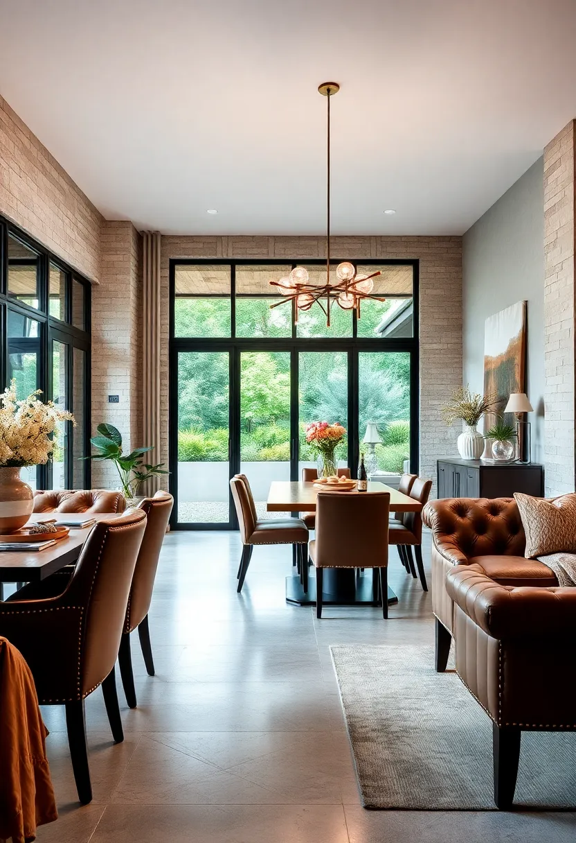 tufted Leather Dining Chair with Nailhead Trim: Rich leather ‍and detailed accents ⁤create ⁤a ⁢distinguished yet cozy appeal