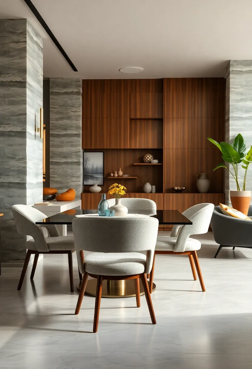 Curved⁢ Mid-Back Dining Chair with⁢ Soft Foam: Ergonomic design wrapped ‌in gentle⁢ fabrics invites long,leisurely ⁢meals