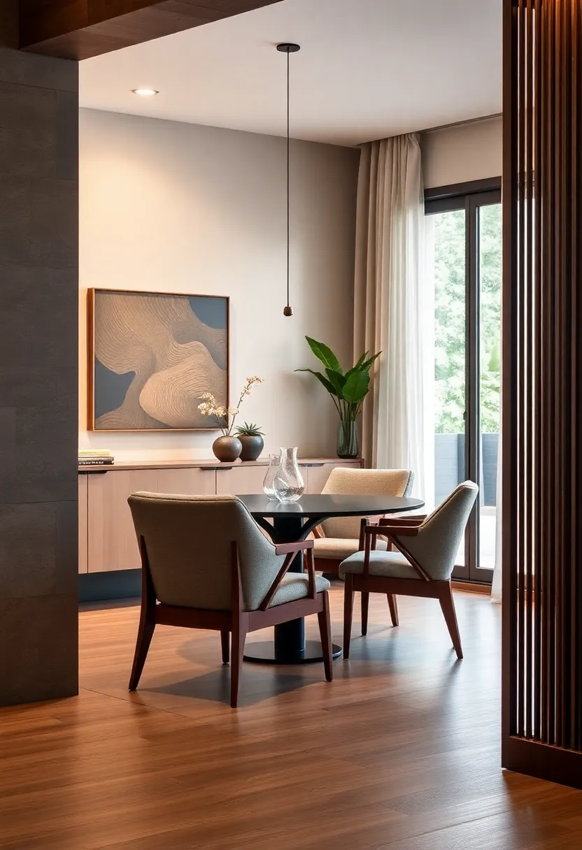 Mid-Century Modern⁤ Upholstered ⁤Chair: Sleek ‌lines and warm wood tones combine with cushioned comfort for ⁢timeless style