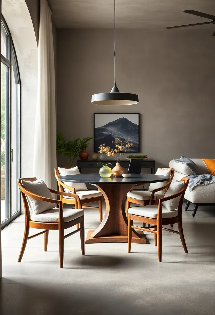 Rustic Wood Chair with Cushioned Seat Pad: A farmhouse ⁢favorite that balances sturdy build and ‌inviting⁤ softness