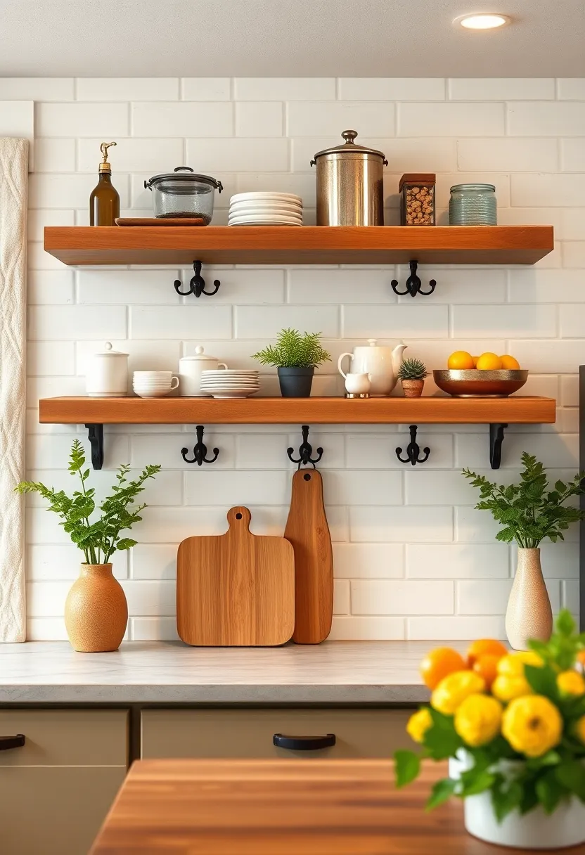 Classic ⁢Shiplap Shelving with Antique Hooks: Embrace farmhouse elegance by pairing shiplap wood shelves with vintage metal hooks for hanging mugs and towels
