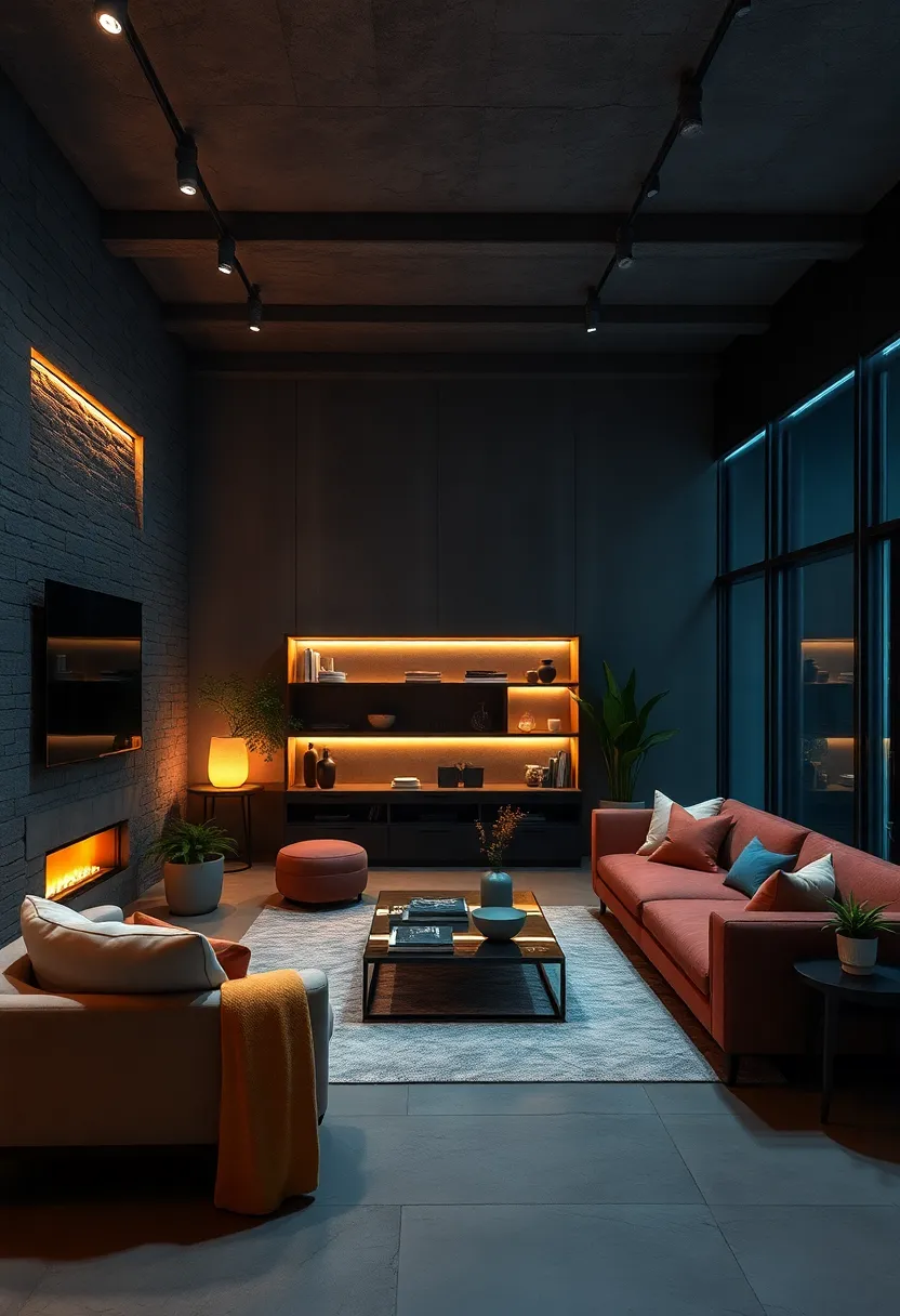 Experiment with dimmable LED⁢ strip lighting along​ shelves or under furniture to create atmospheric highlights