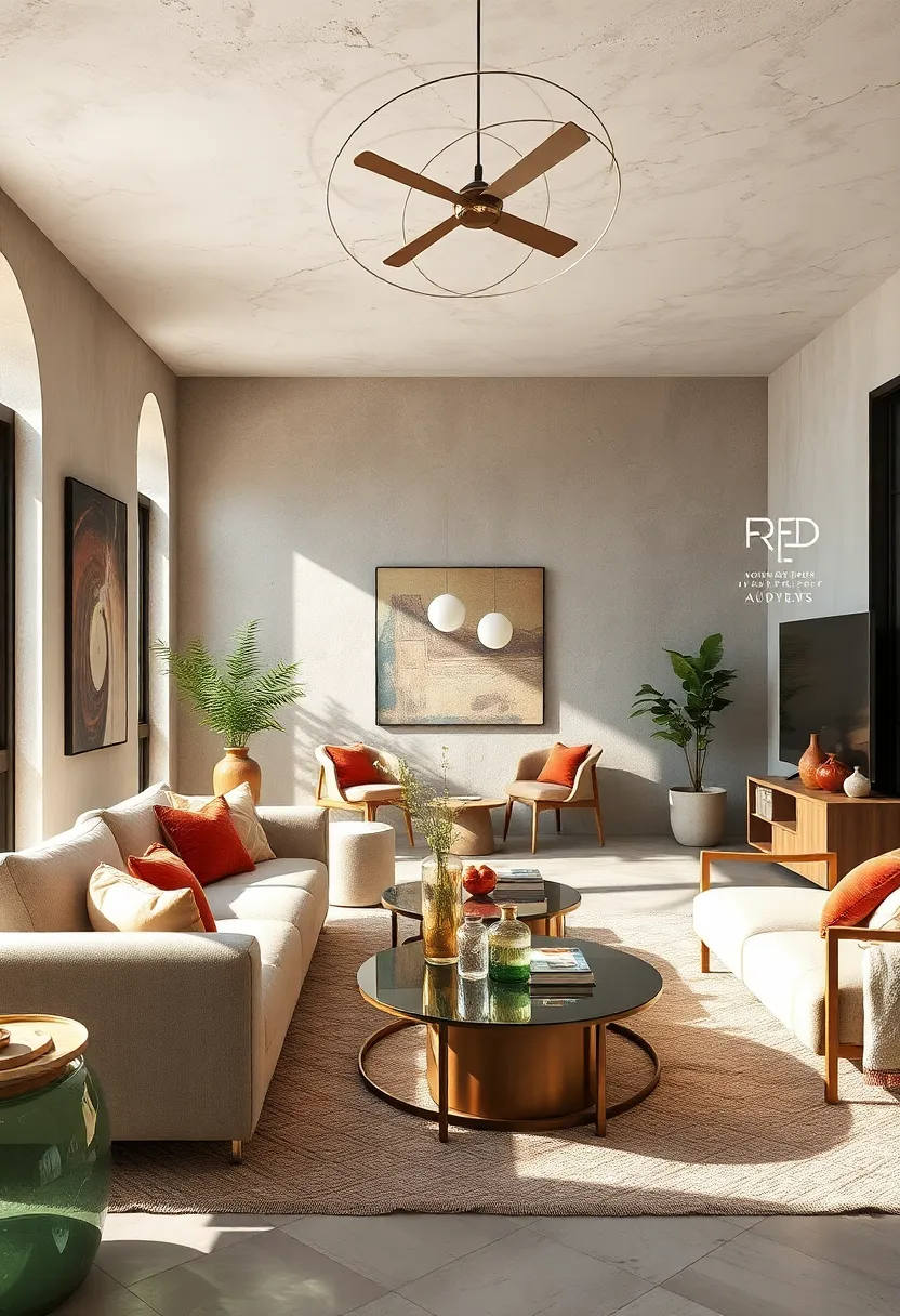 Combine clear and colored glass accessories to play with transparency and texture