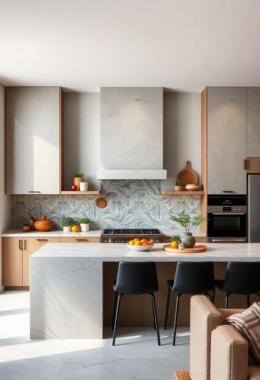 Handcrafted Backsplashes with Intricate Patterns