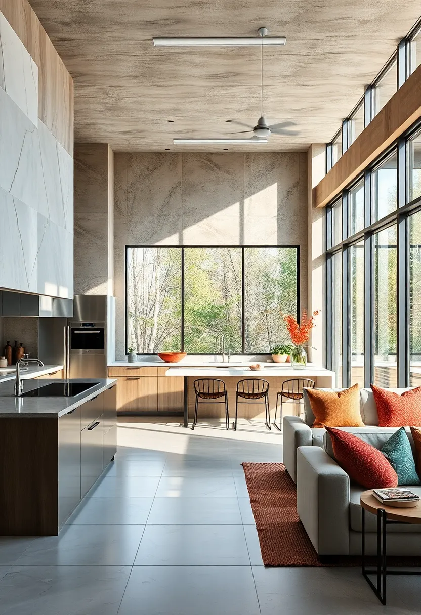 Large Windows to Maximize Natural Light