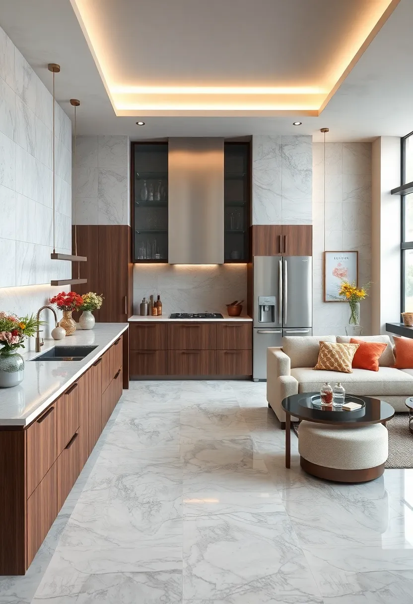 Marble or Granite Flooring for Durable Luxury