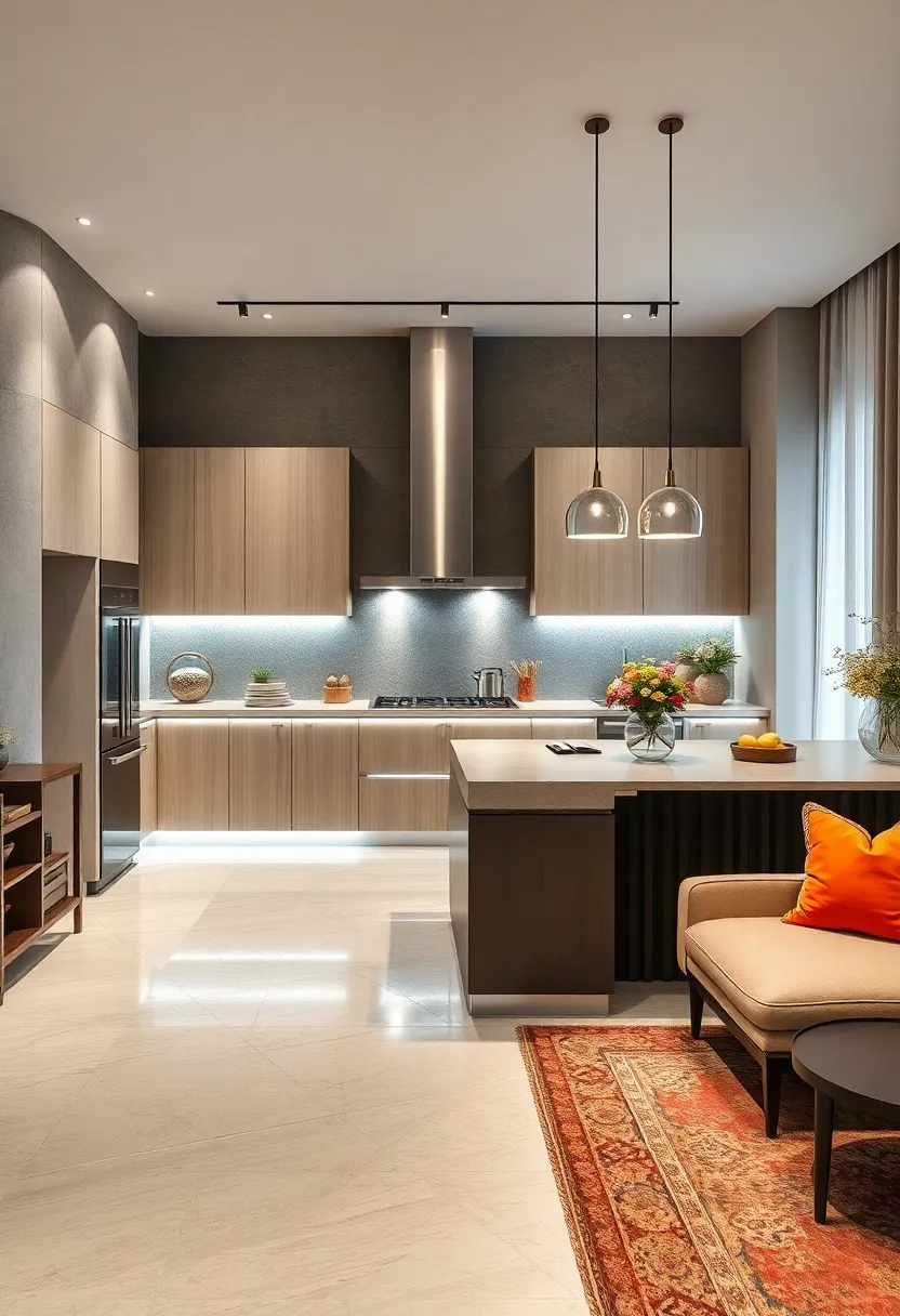 Under-Cabinet LED Lighting to Enhance ambiance