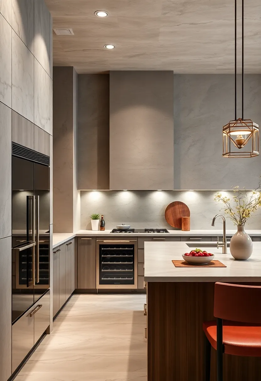 Wine Refrigerators Integrated into Cabinetry