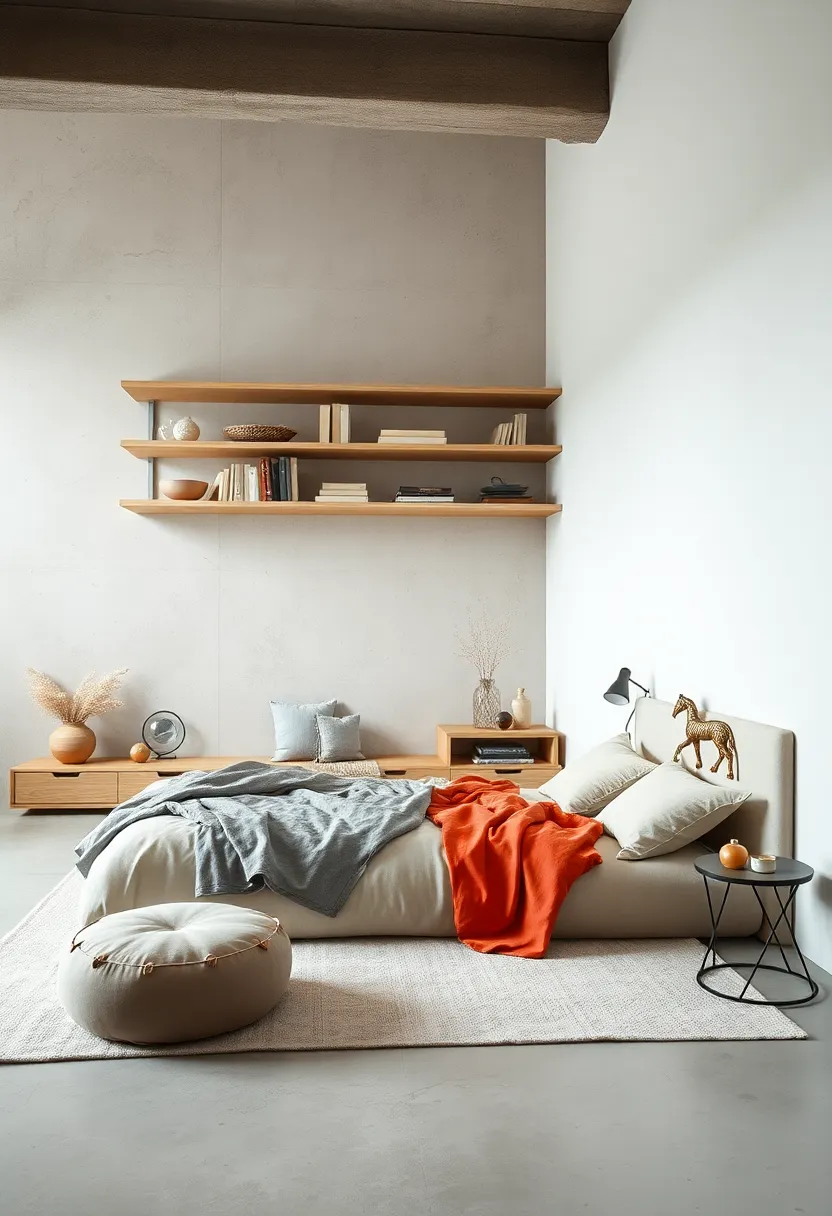 Combine minimalist​ open shelving with soft textiles and muted​ tones to create an inviting yet uncluttered ‍aesthetic