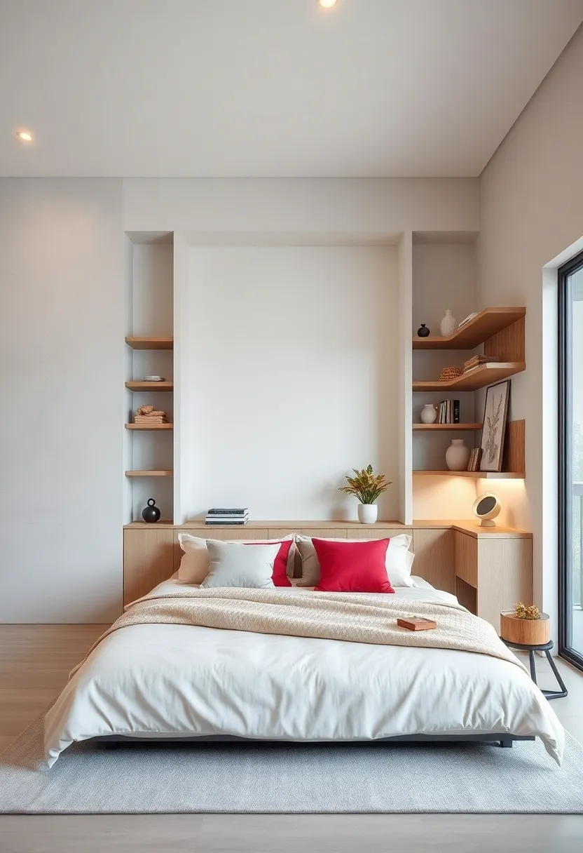 Incorporate‌ recessed ‌wall niches ‍as​ open⁣ shelves for a modern and ‍space-saving ⁣storage alternative