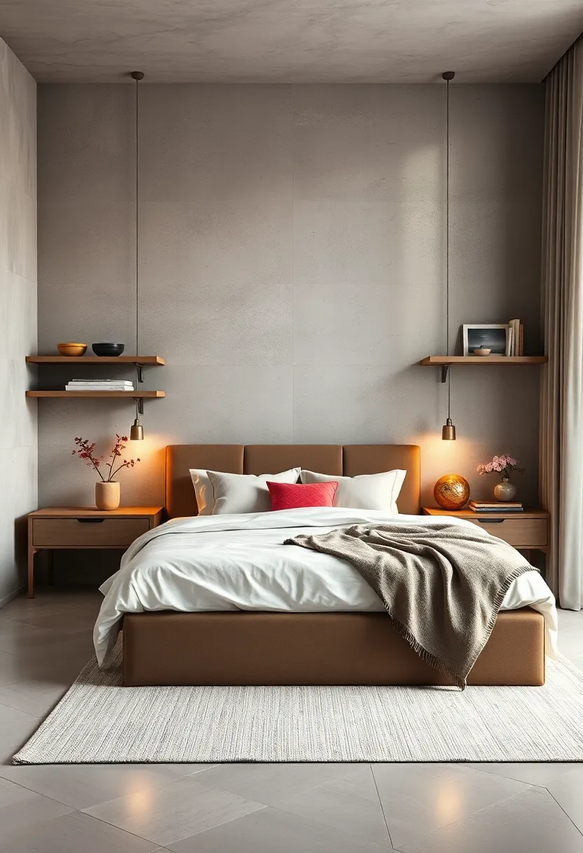 Use built-in open shelves around your bed frame‍ for ‌a cohesive and clutter-free storage solution