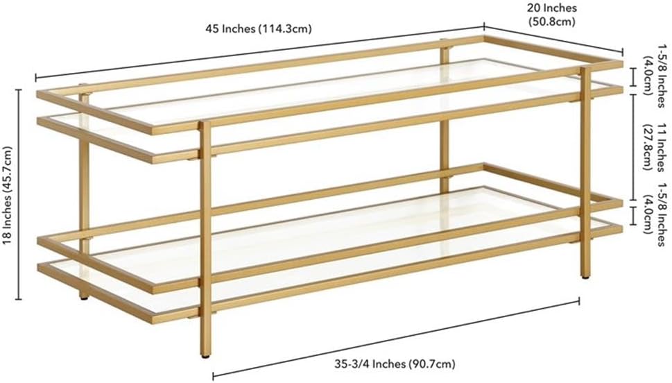 Why We Love the ​Robillard Brass Coffee ⁣Table's sleek Design