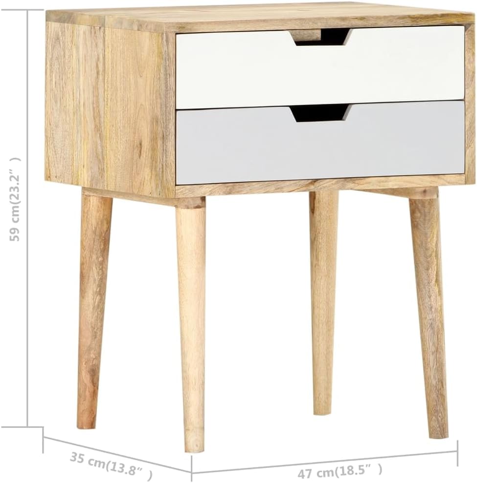 Our Take on the vidaXL Mango Wood Bedside Cabinet: Stylish & Sturdy
