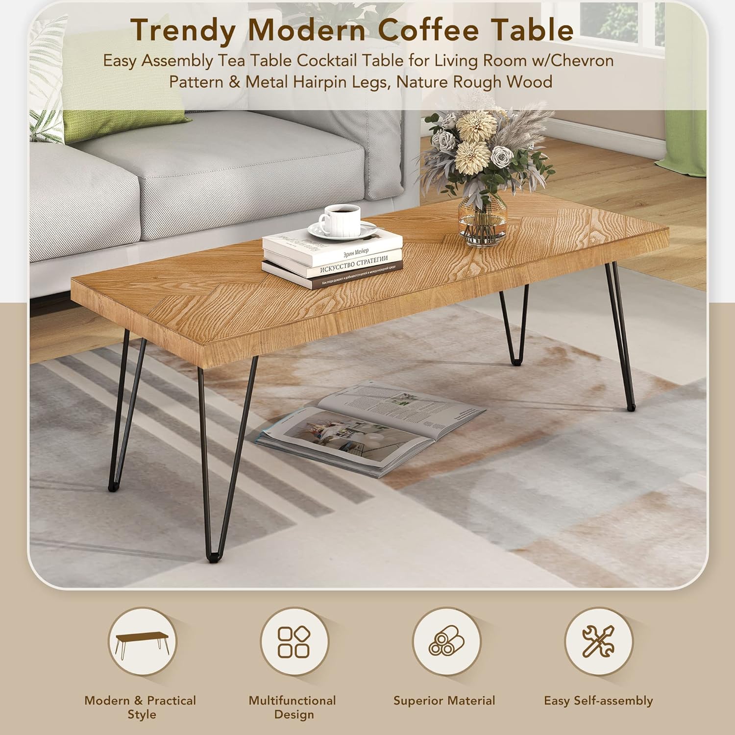Why ⁣We ‍Love Our Modern ​Rustic Wood & Metal Coffee⁣ Table