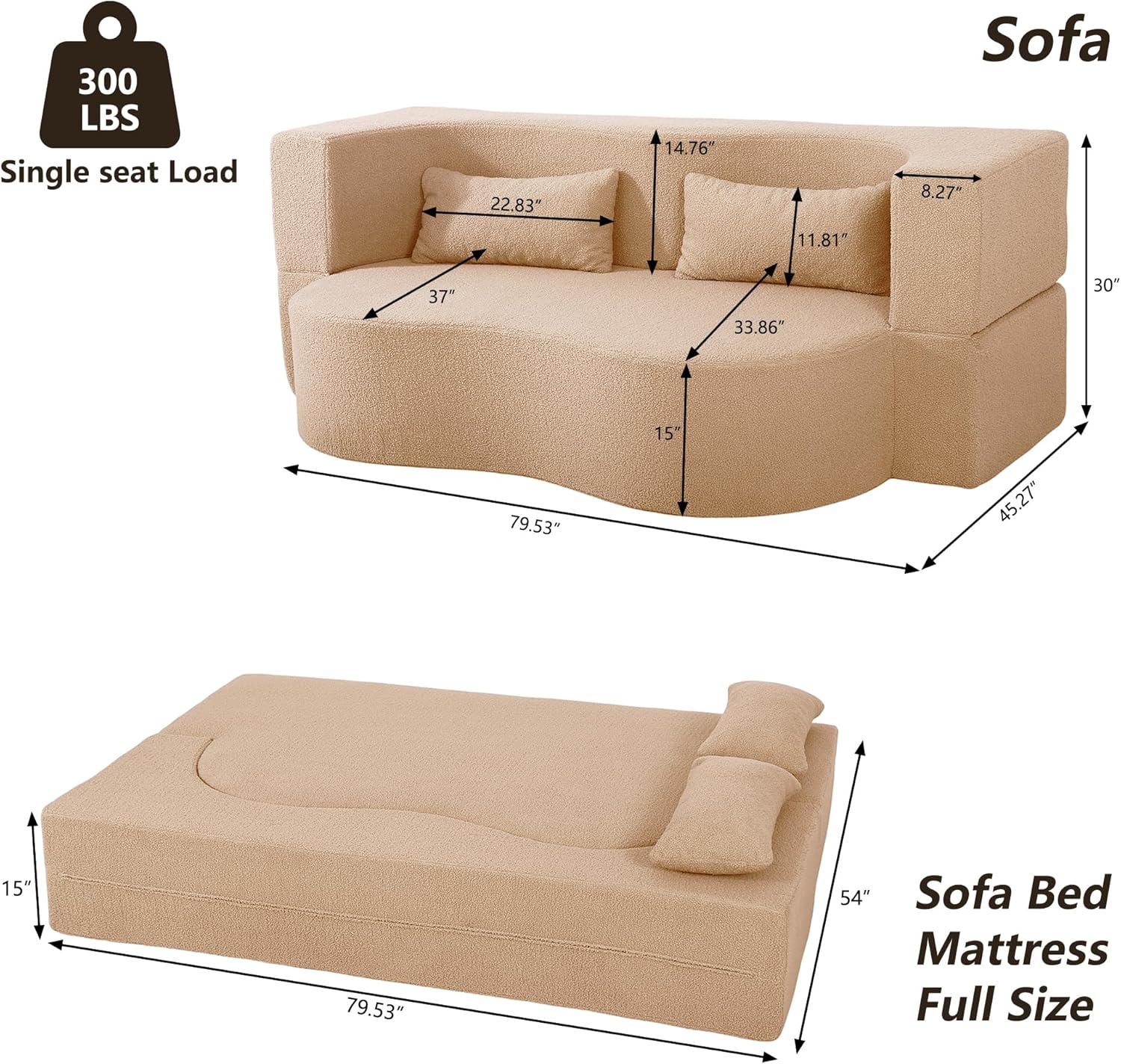 Our Take on Polibi's Space-Saving 2-in-1 teddy Sofa Bed