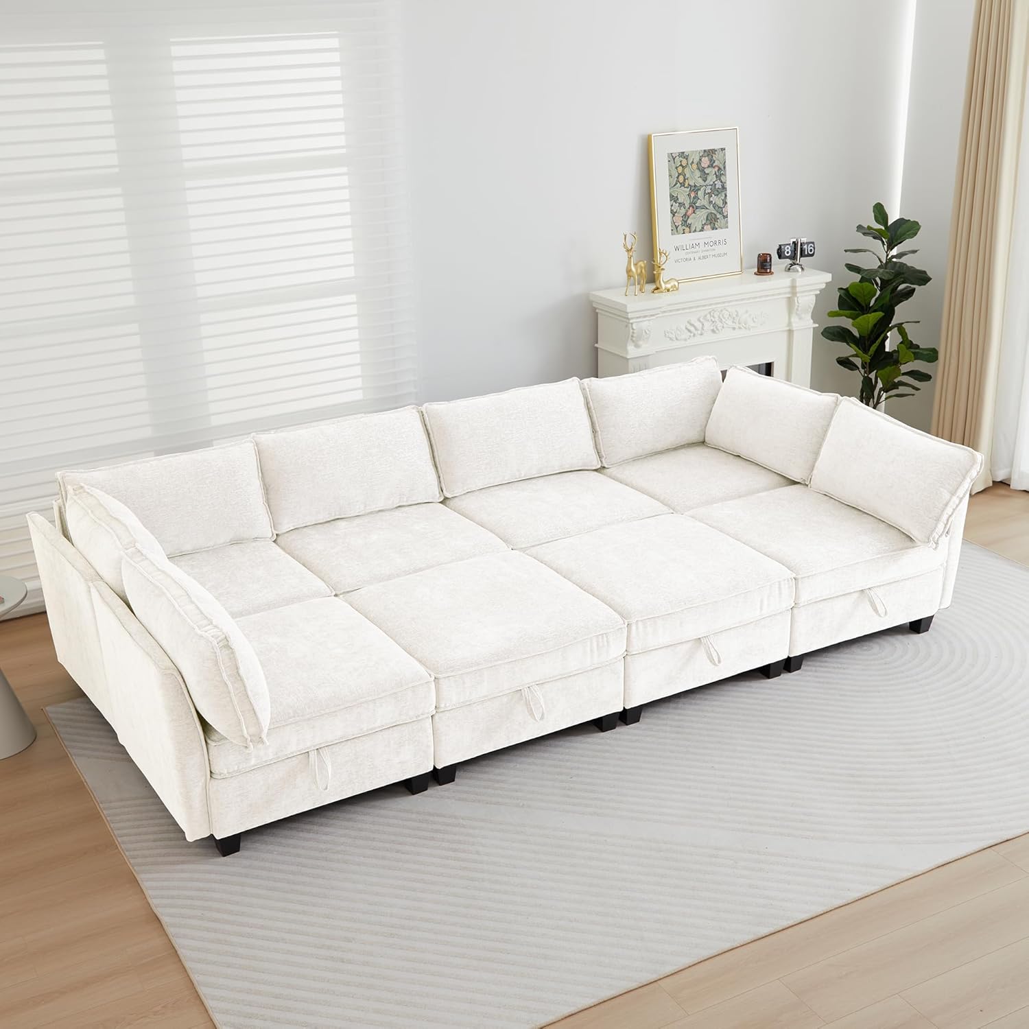 Our Review: The Oversize Modular Sofa's Comfort and Clever Storage