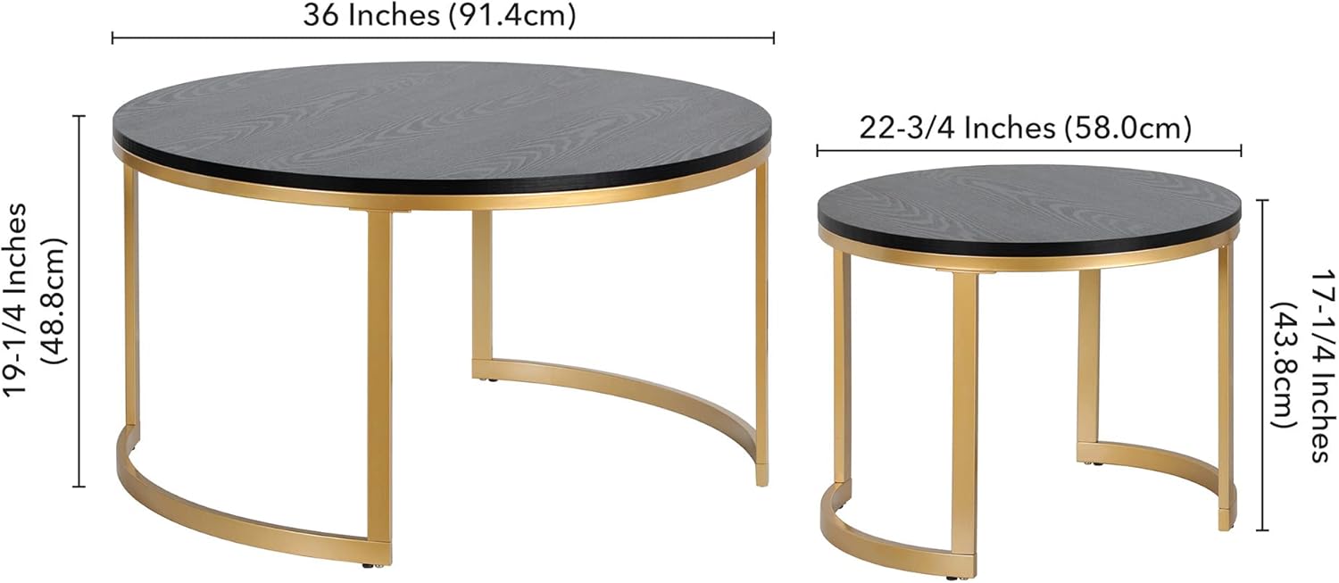 How We Styled the Henn&Hart Nested Coffee Tables for Our Space