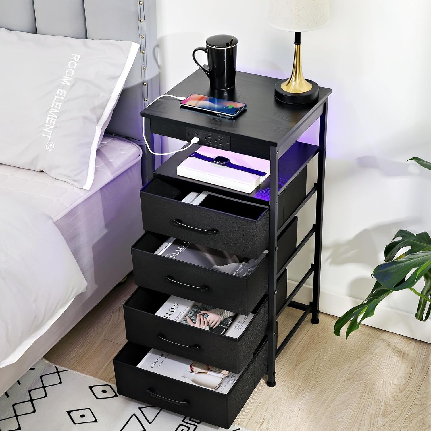 Our Honest Take on the LOAKEKEL Black Night Stand Set: Pros & Cons