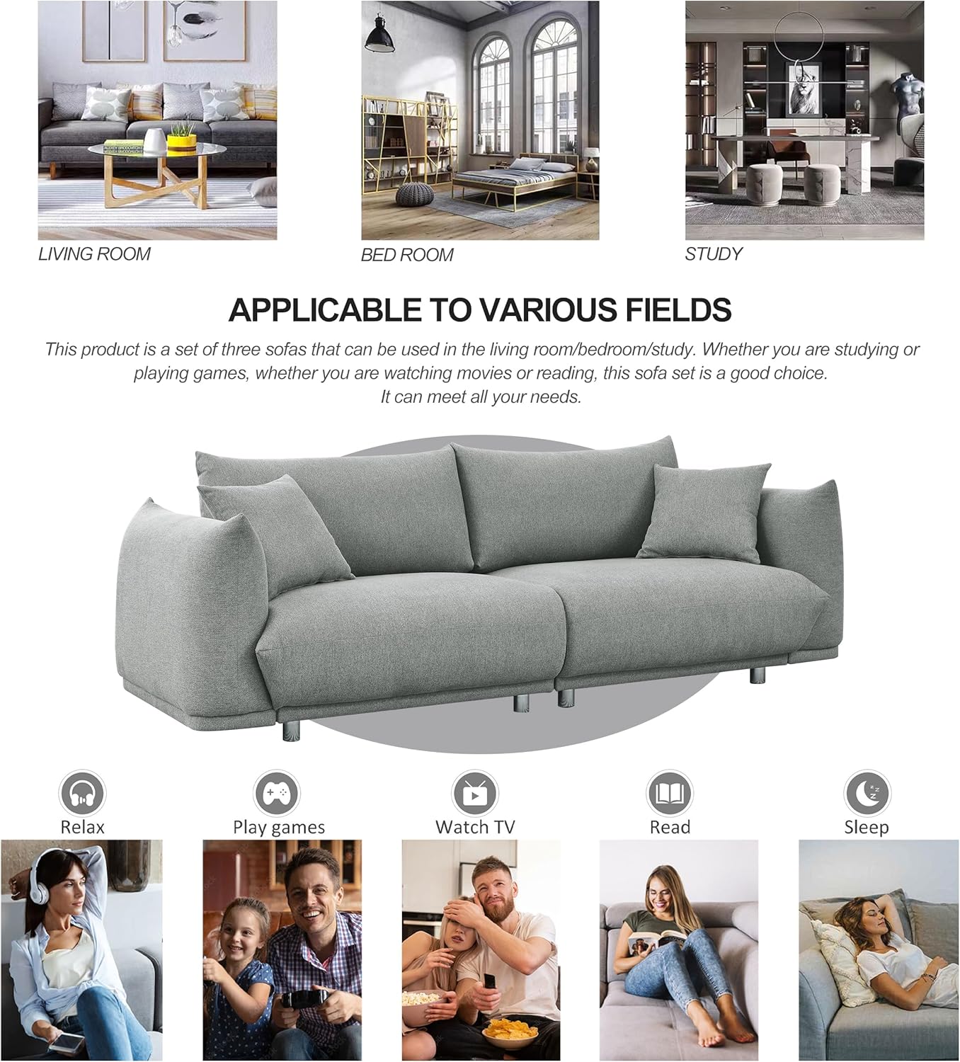 Our take on Container Furniture's Stylish Blue Green Faux Leather Set