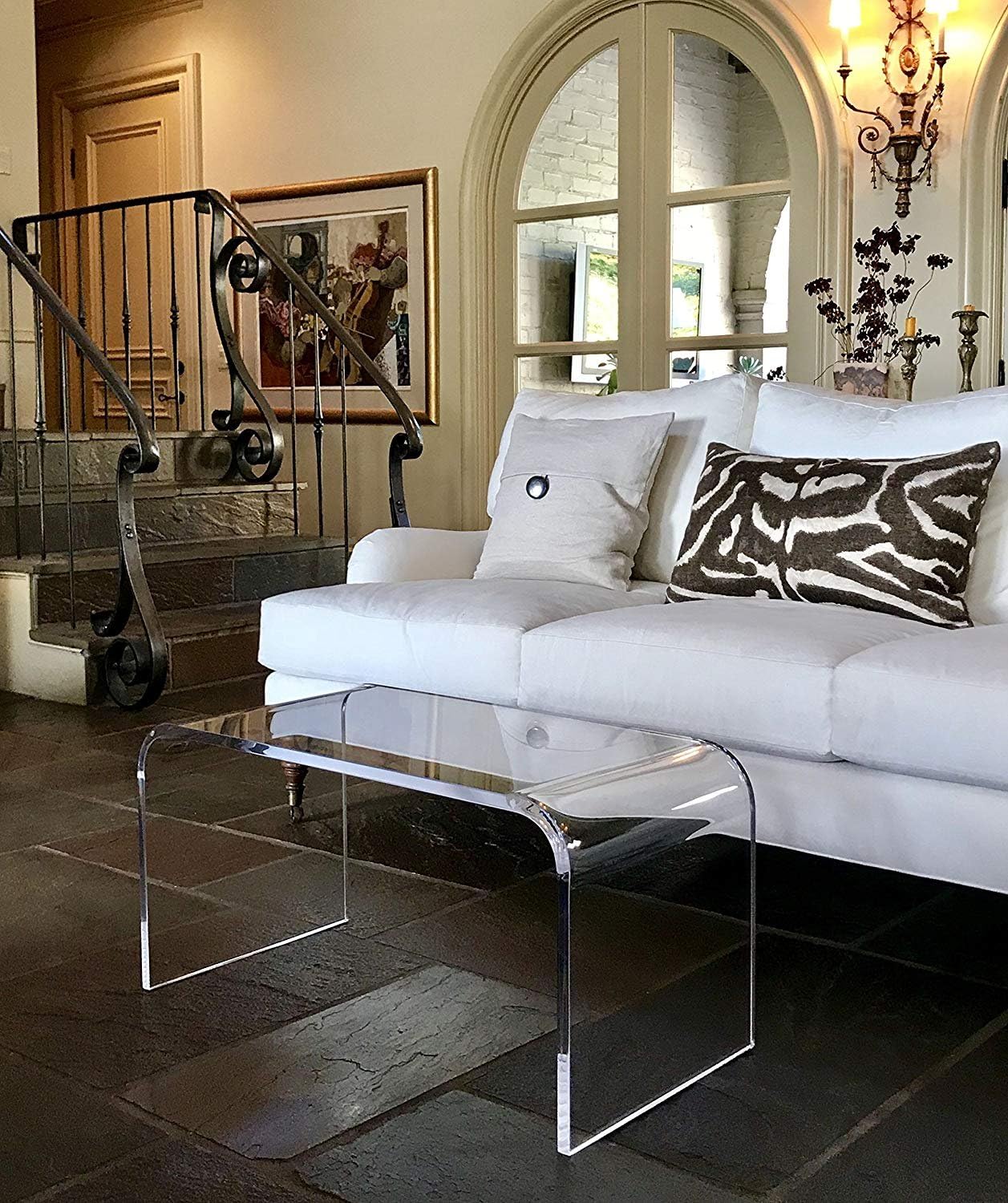 Elevating Our Living Room with Southeastflorida's Acrylic Coffee Table