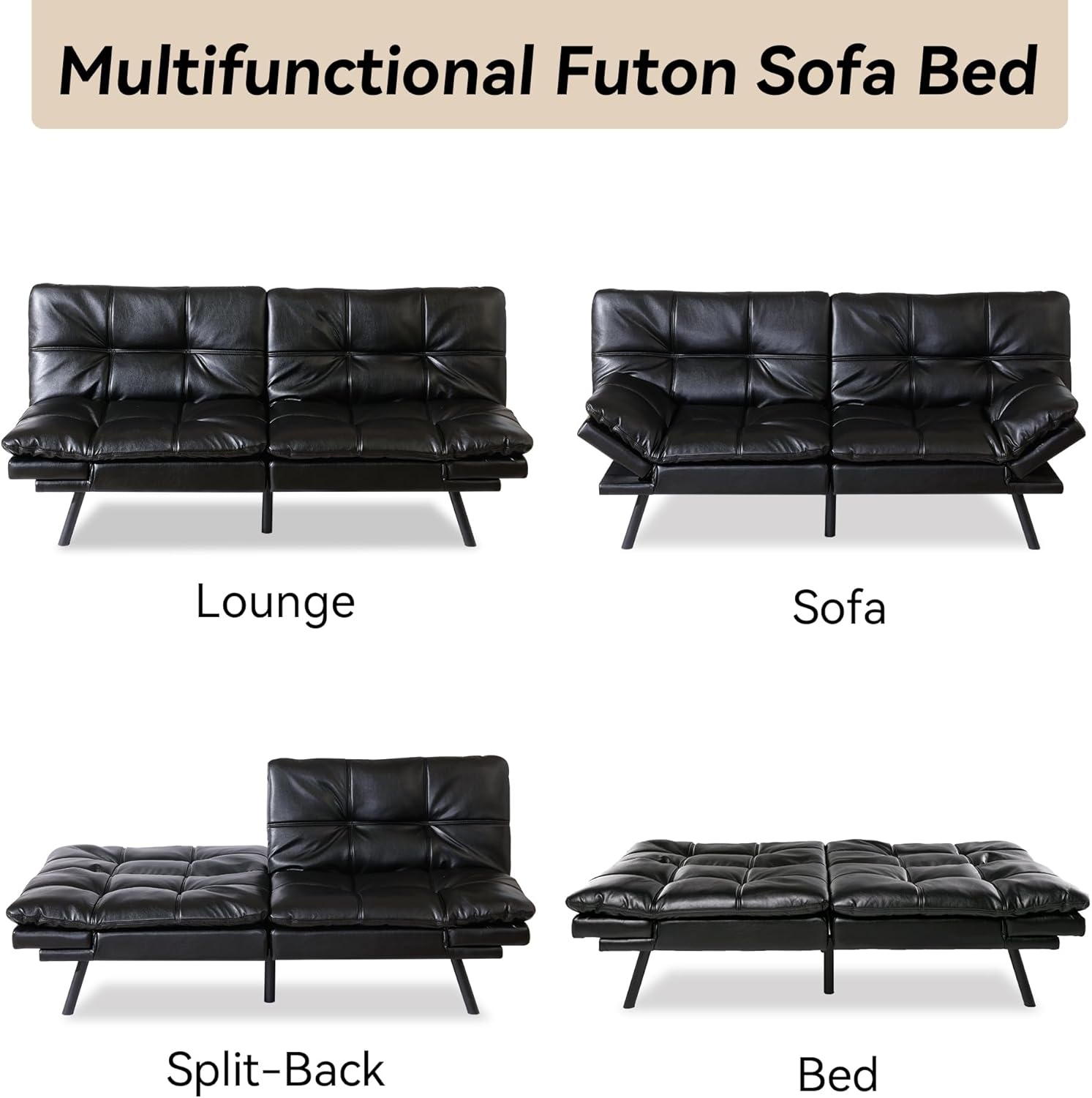 Our Take on‌ the Convertible Futon Sofa ⁤Bed: Stylish, Comfy & Compact