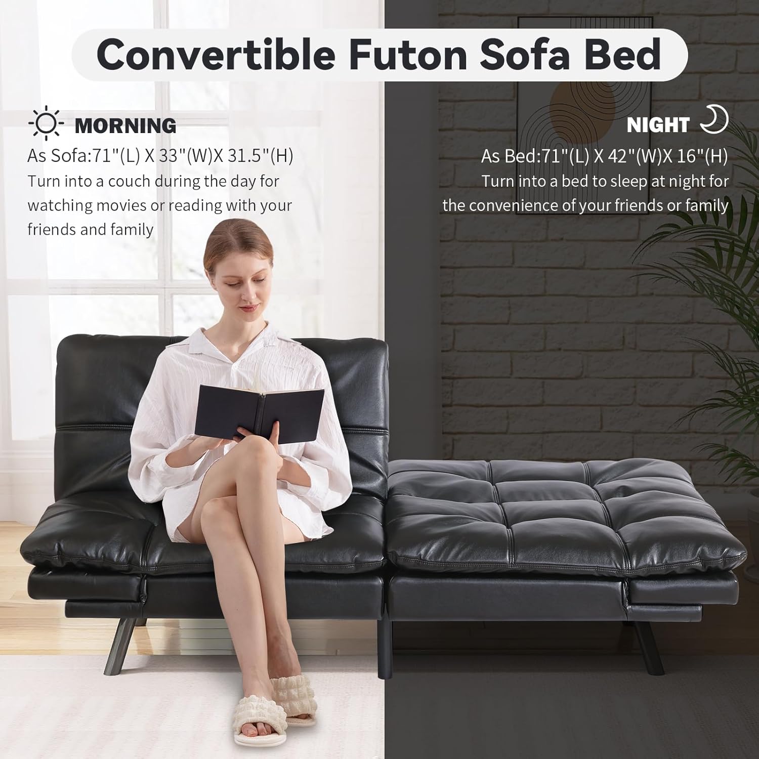 Our Take on the Convertible Futon⁤ Sofa Bed: ‌Stylish, Comfy & Compact