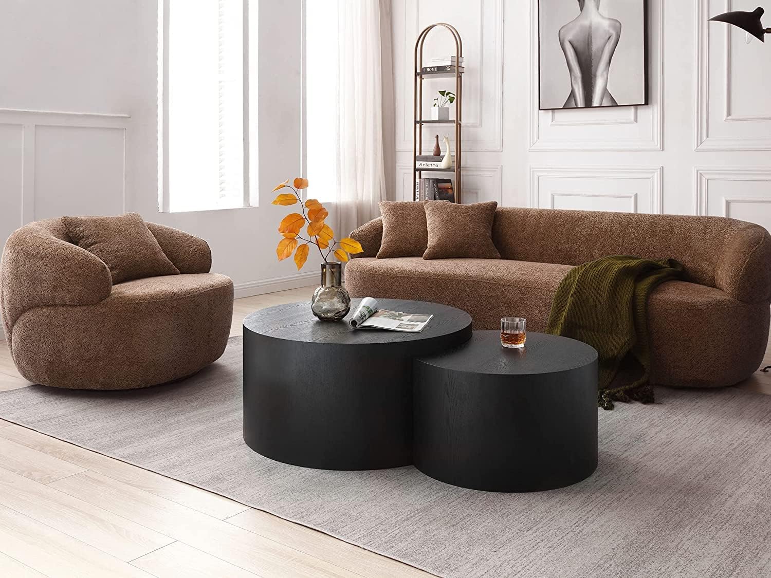 Why We Loved the JUSTONE Curved Sofa‍ & ⁢Swivel Chair⁢ Set