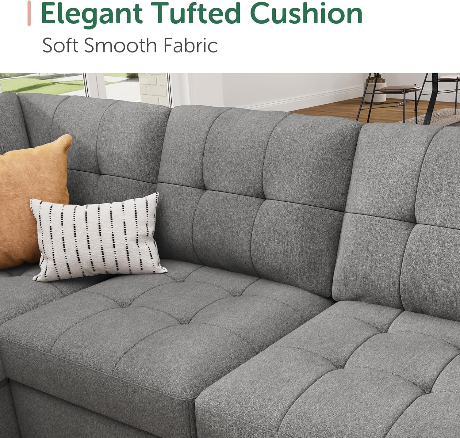 Why We Love the‌ HONBAY Sleeper Sofa's Style and Storage