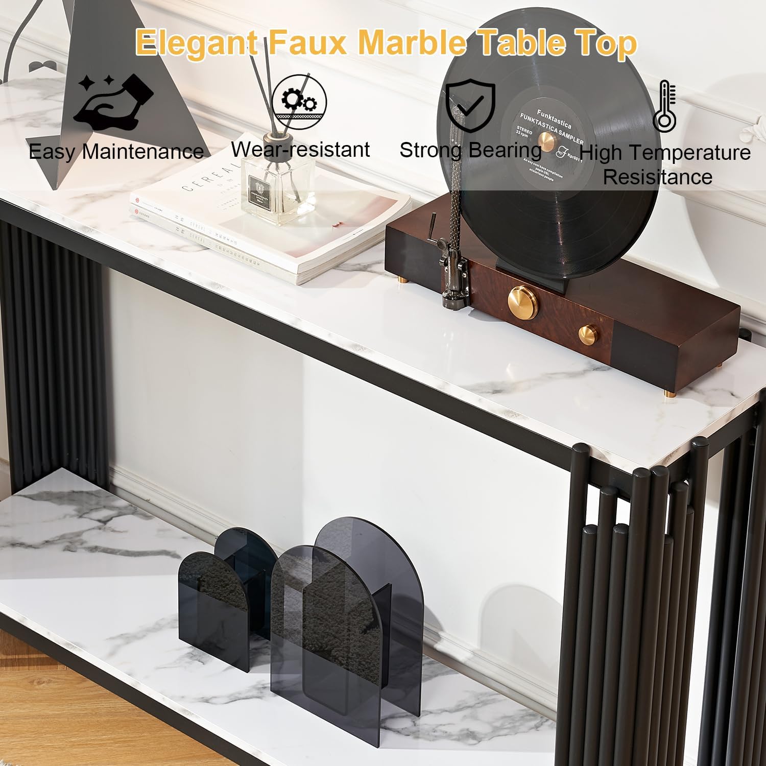 Our Take on the Modern Marble Console Table: Stylish⁢ & Practical