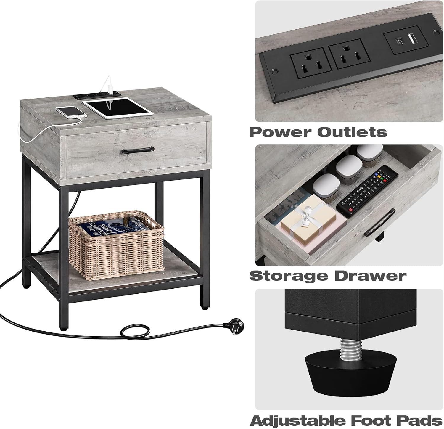 How we Organized Our Space with GAOMON's Charging Nightstand