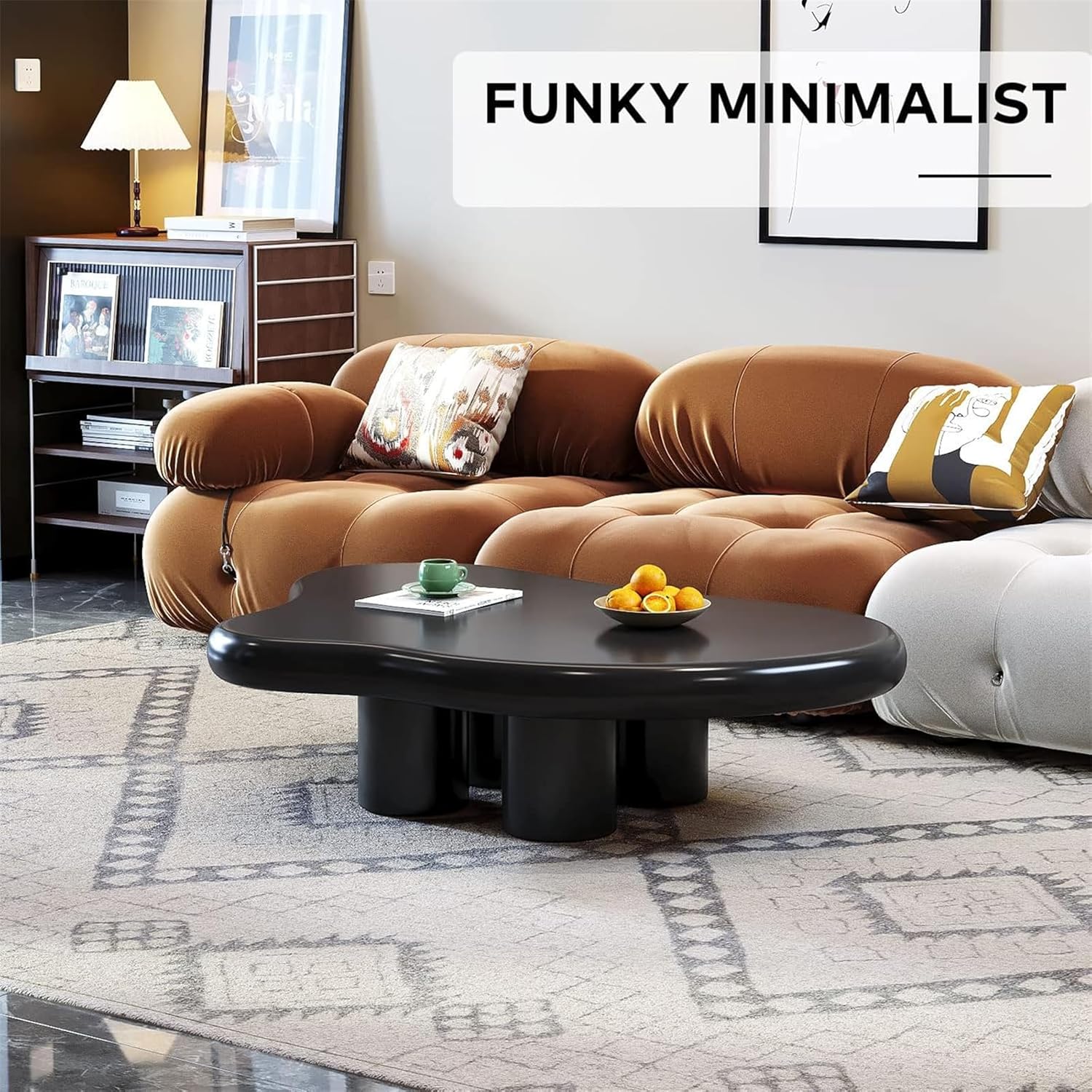 Why We Love Our Cloud-shaped Black Coffee ‍Table's Charm