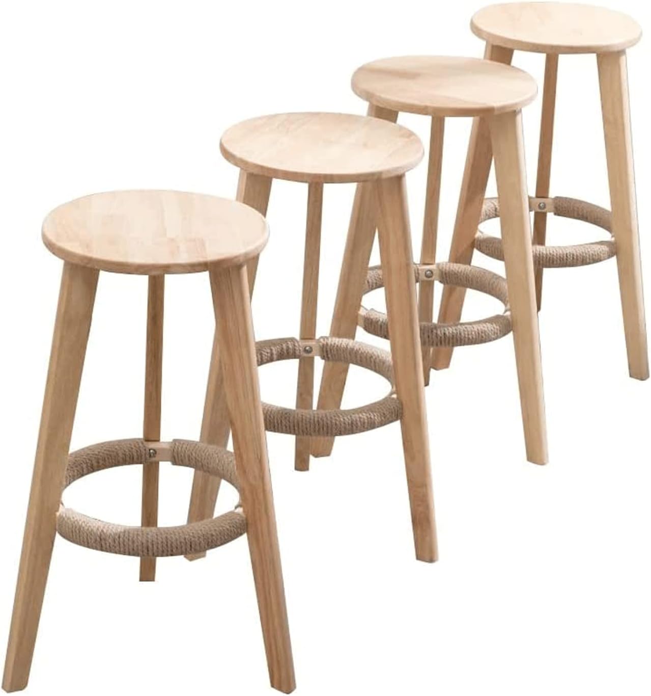 Our Take ⁣on WFCMJ's Solid Wood Backless ​Barstools