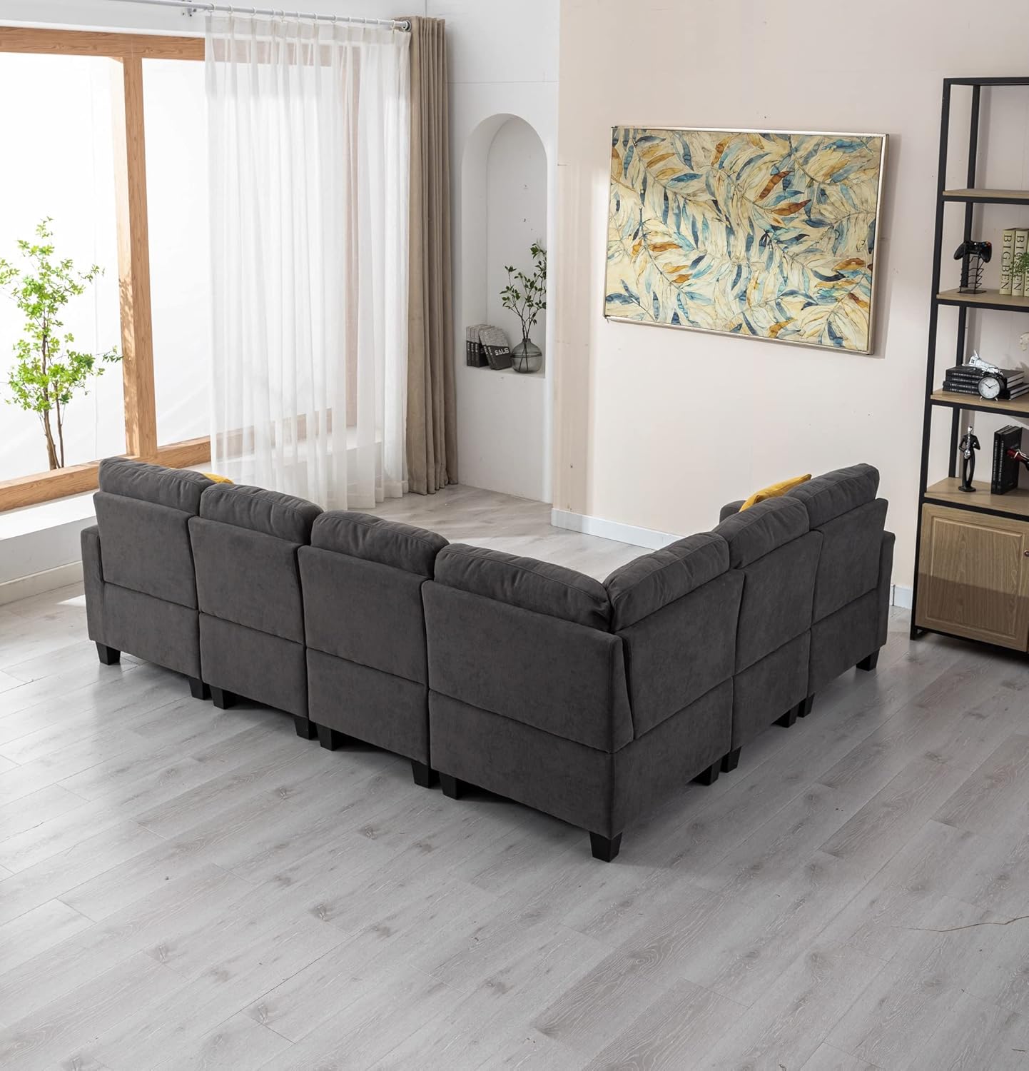 Our Thoughts on the Aeffze Modular Velvet Sectional ‌Sofa's‌ Flexibility