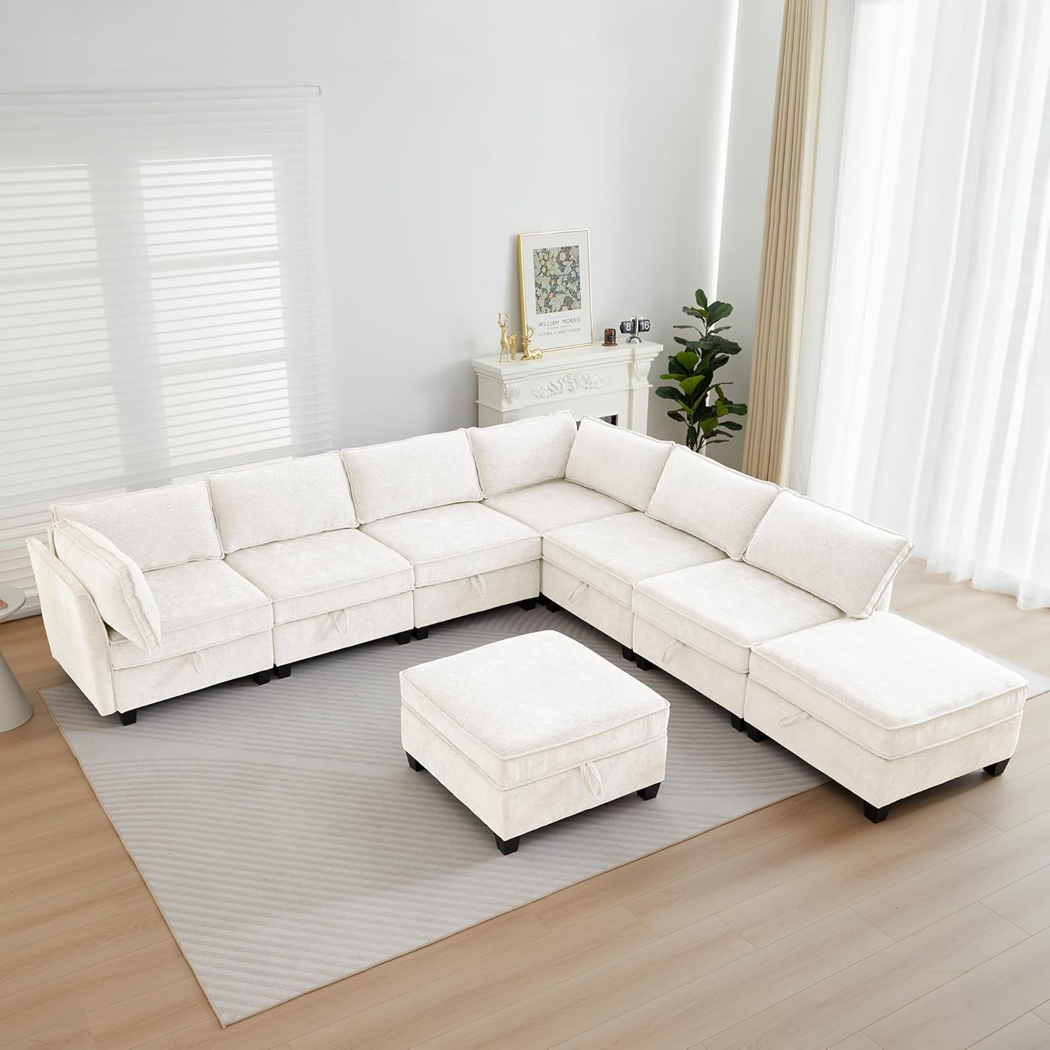 Our Review: The Oversize Modular Sofa's Comfort and Clever Storage