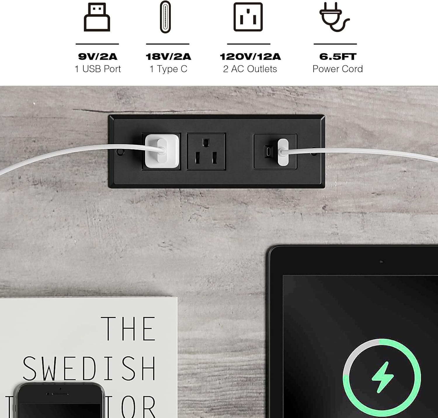 How We Organized Our Space with GAOMON's Charging ⁣Nightstand