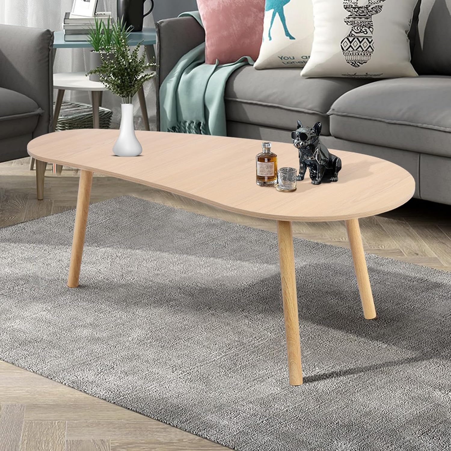 Our Take on the mid-Century Mango-Shaped Coffee Table's charm