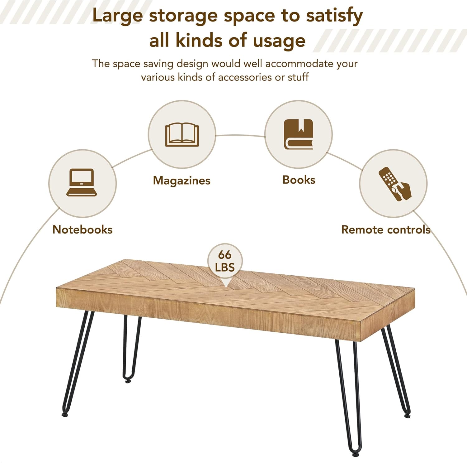 Why We Love Our Modern ⁣Rustic Wood ⁤& Metal Coffee Table