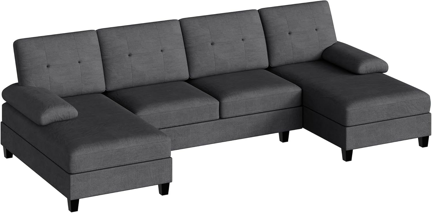How We Found Comfort and Style in Walsunny's U-Shaped Sectional Sofa