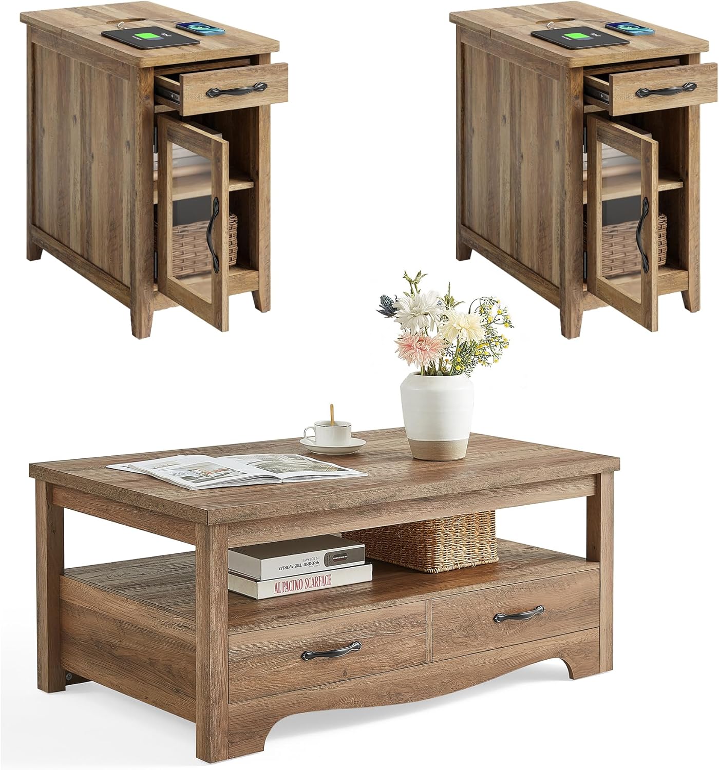 Our Honest Take on ⁢LINSY HOME's⁤ Stylish 3-Piece Farmhouse Table Set