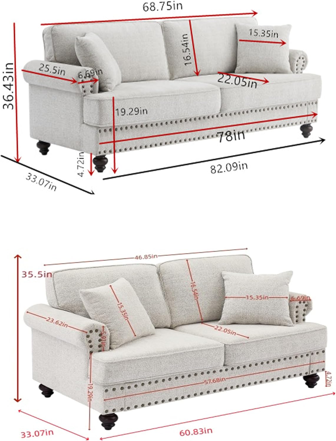 Our Honest Take ⁢on FANYE's Classic Chenille Sofa Set for Six